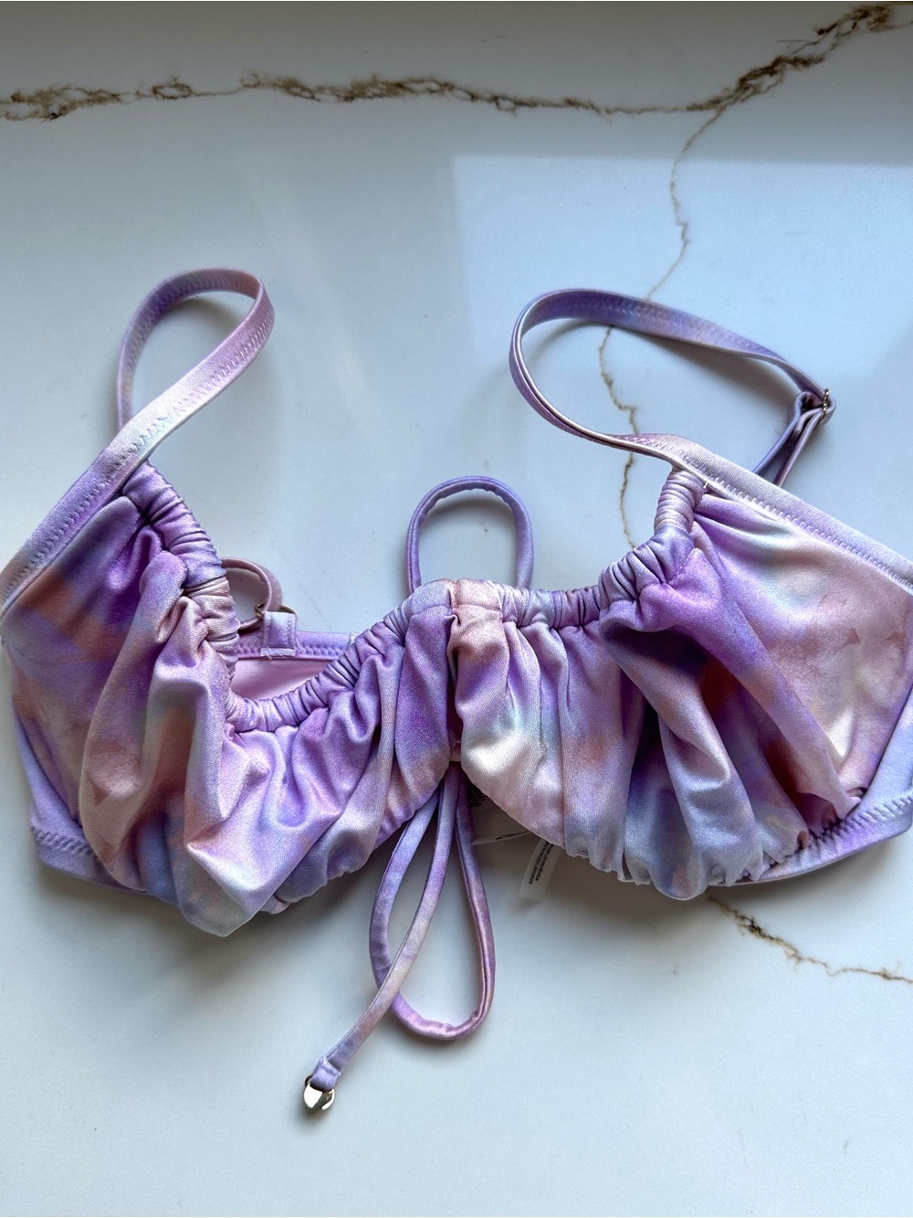 Victorias Secret Ruched bikini top 32DD